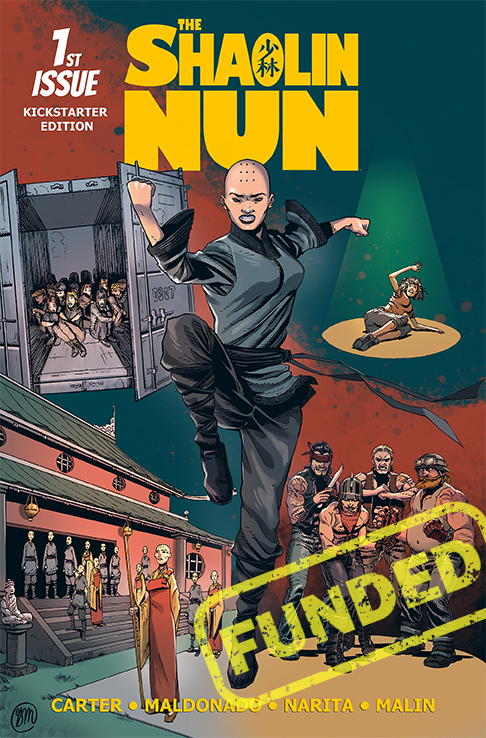 Shaolin Nun #1 cover - funded
