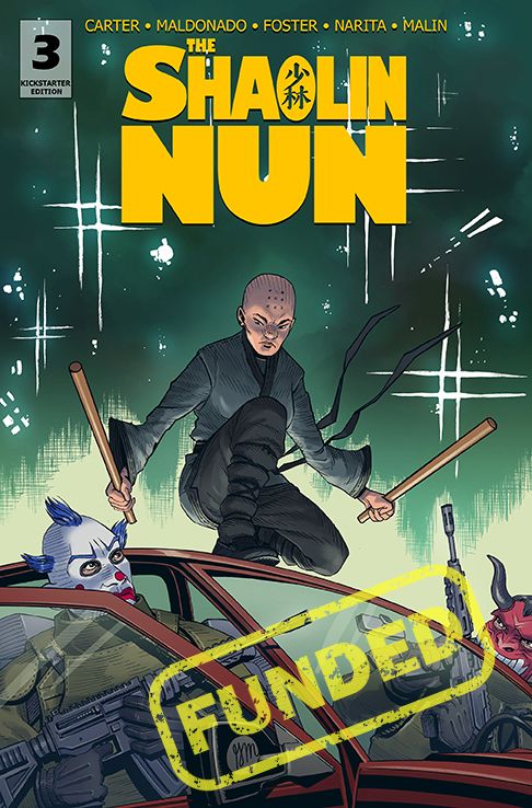 Shaolin Nun #3 cover - funded