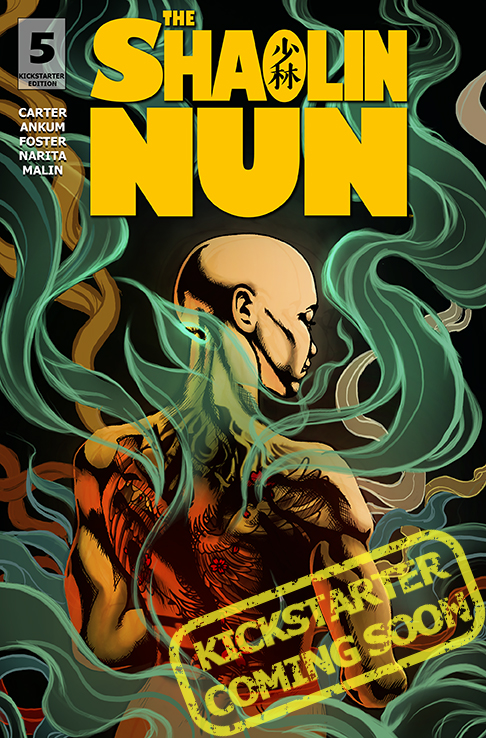 Shaolin Nun #5 hidden cover - Kickstarter Fall of 2023